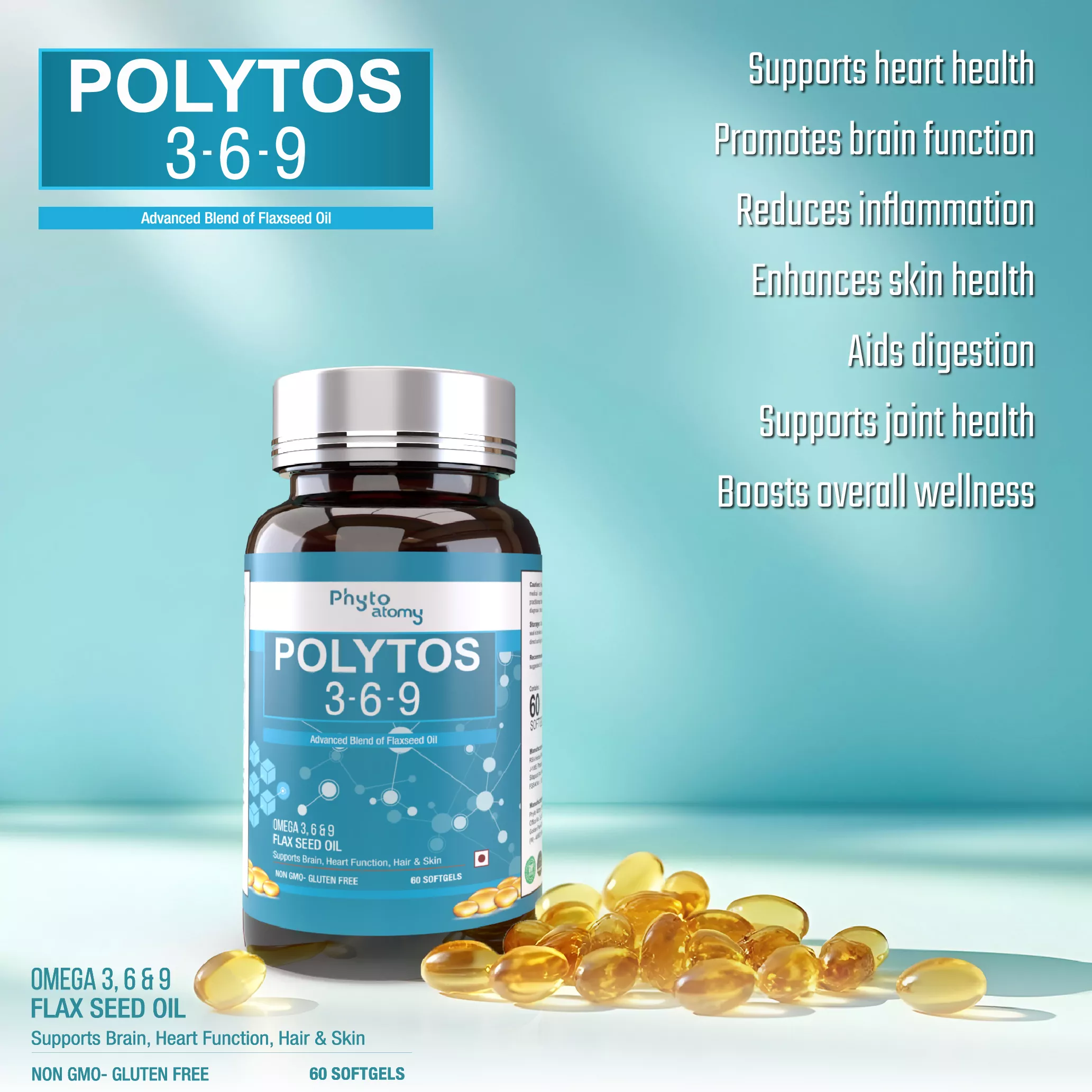 Polytos 3,6,9 Softgel Capsule (60 Capsule)